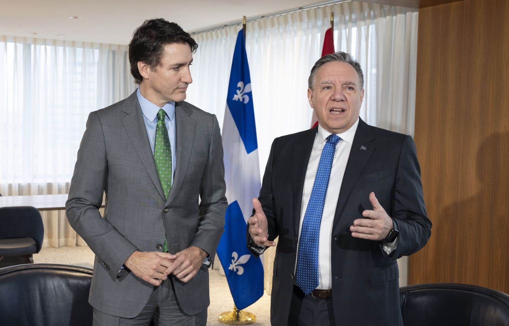 Justin Trudeau et François Legault se sont rencontrés le 15 mars dernier également pour parler d’immigration.